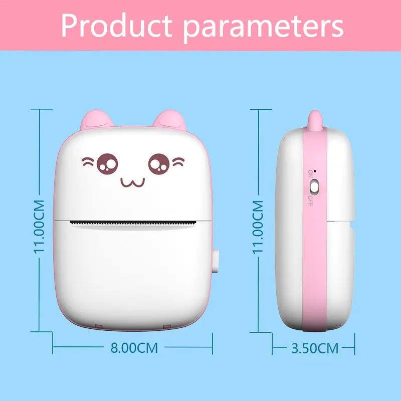 Pocket Inkless Mini Printer - Thermal Portable Bluetooth Wireless Mini Printer (C9)