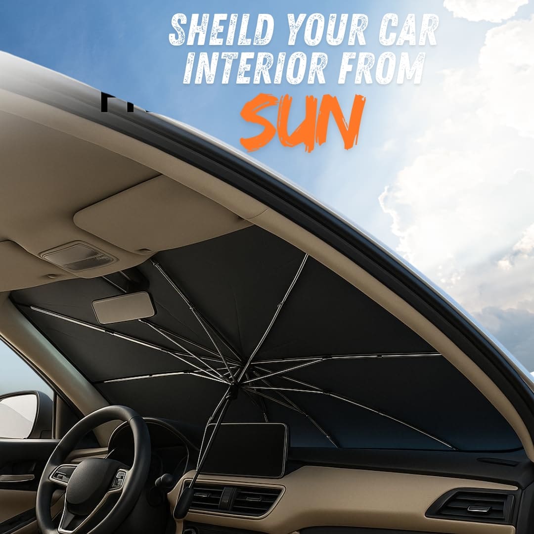 Car Umbrella Sun Shade Cover for Windshield UV Protector